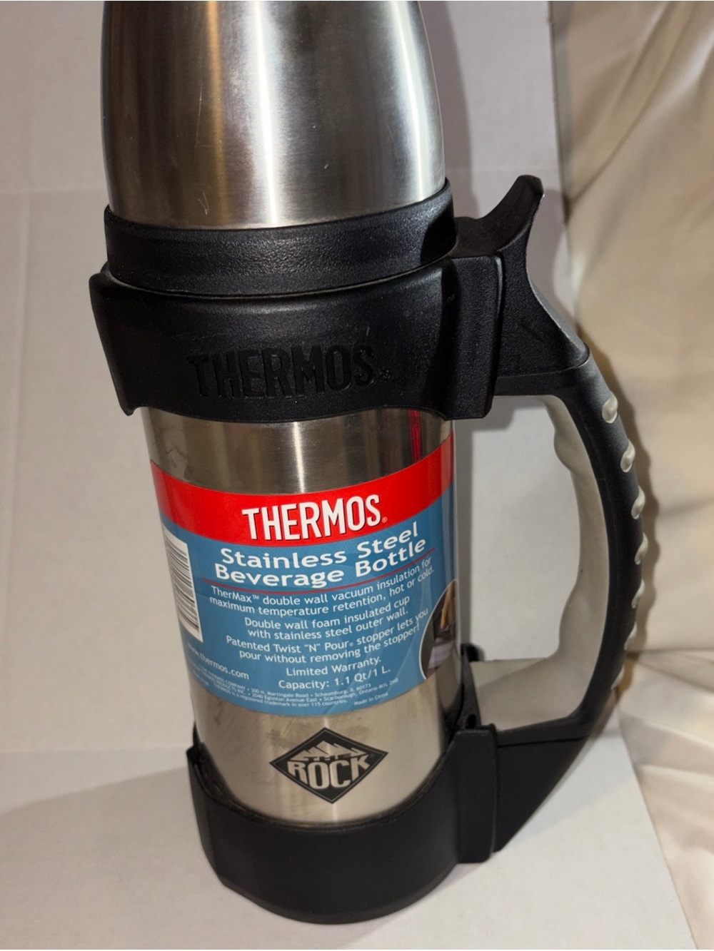 Thermos Brand “ The Rock”  Stainless Steel Beverage Bottle - brand new!